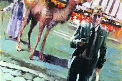 "... EGLI SI TROVAVA , SPESSO, IMMERSO IN COMUNICAZIONI NELLA RICERCA DELLA VIA DELLA SETA..."